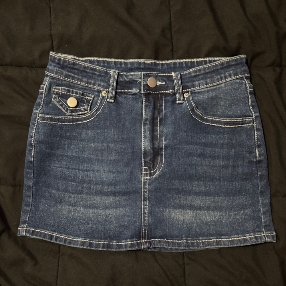 Denim Mini Skirt